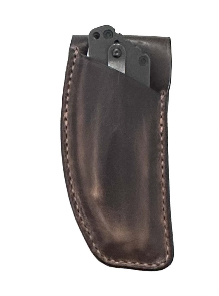 Strider SnG Leather Belt Sheath Handcrafted