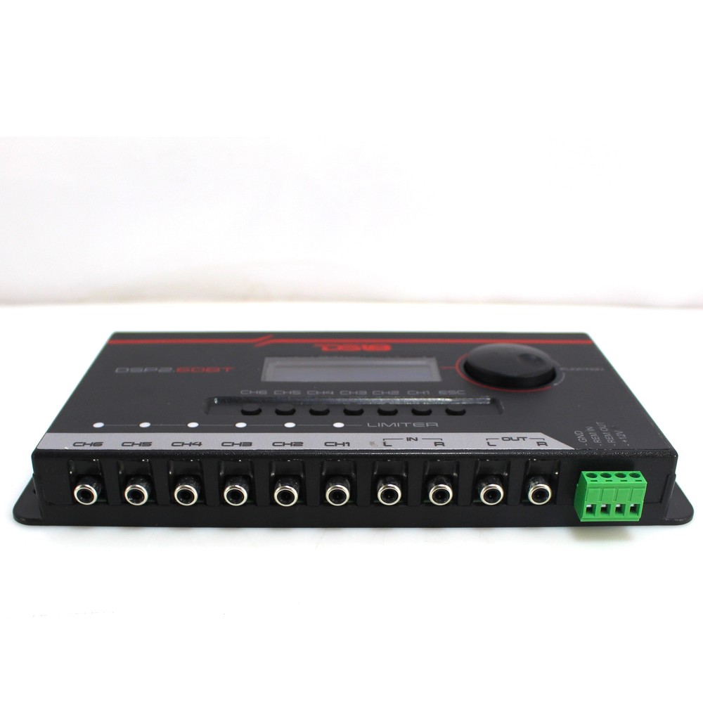 DS18 DSP Crossover & Equalizer 6 Channel Digital Processor Bluetooth DSP2.6DBT