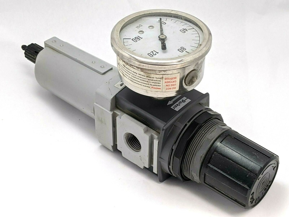 Parker P32EA93EMMBNNP Filter Regulator w/ Gauge