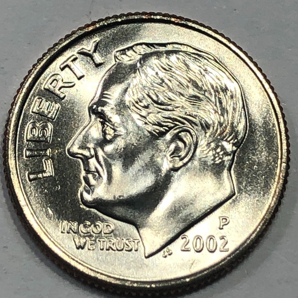 2002 P - Roosevelt Dime