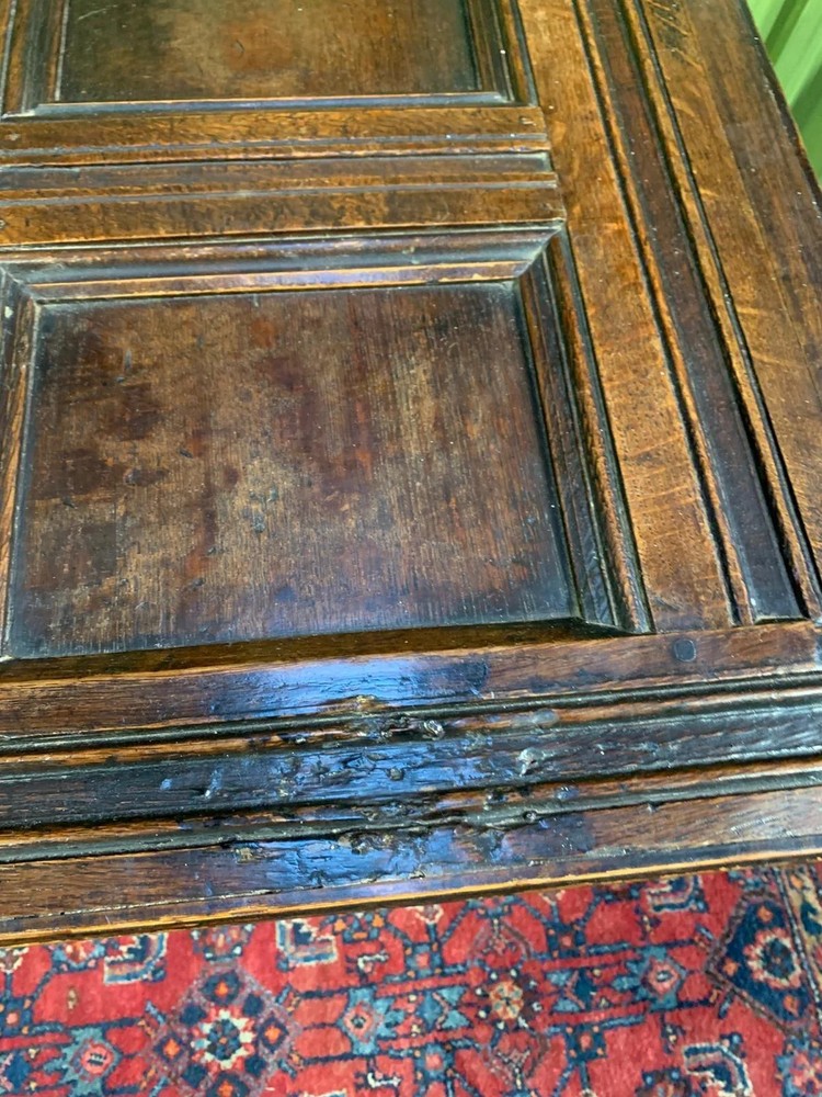 Antique oak coffer