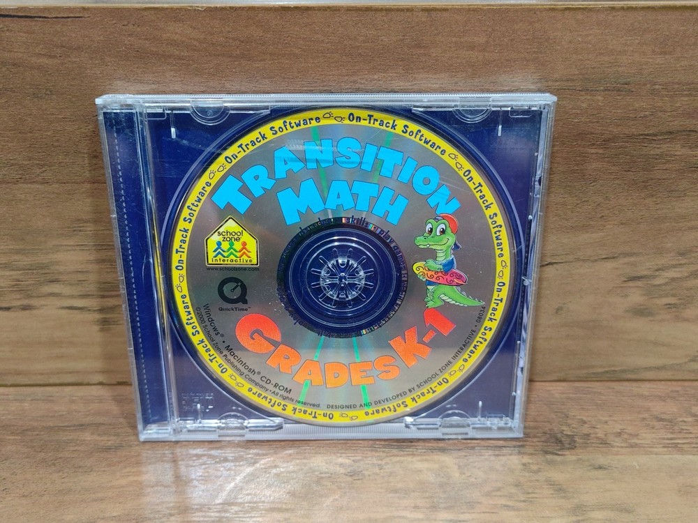 Transition Math Grades K-1 (CD-ROM) Windows 95 or 98