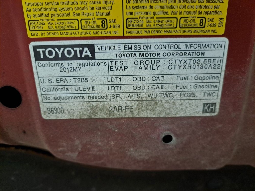 2012 Rav 4 Jack Sku#4416673