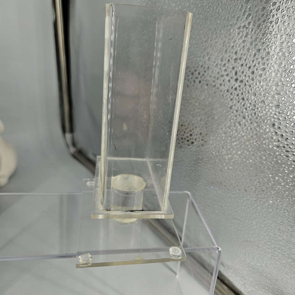 Optometry Eye Chart Clear Acrylic Display Office Stand Cup Holder Vision Testing
