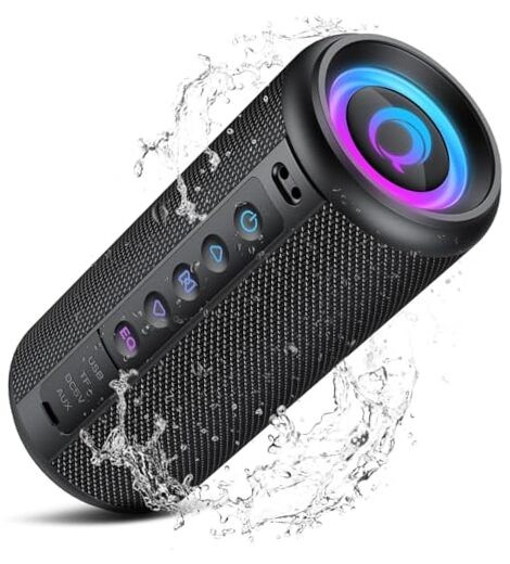 Portable Bluetooth Speaker, 2026 Bluetooth 5.4 Wireless Speaker with 20W HD