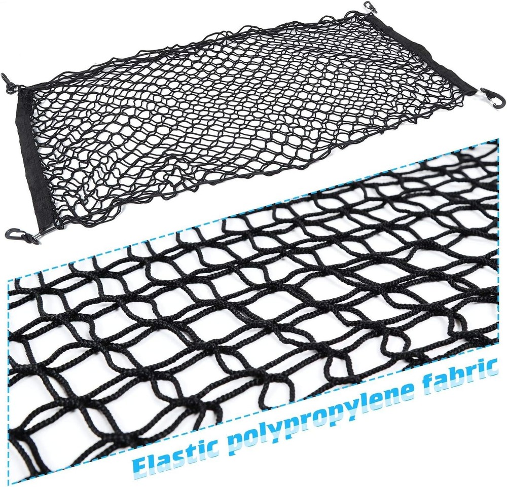 40 x 18-inch Universal Mesh Envelope Trunk Cargo Elastic Mesh
