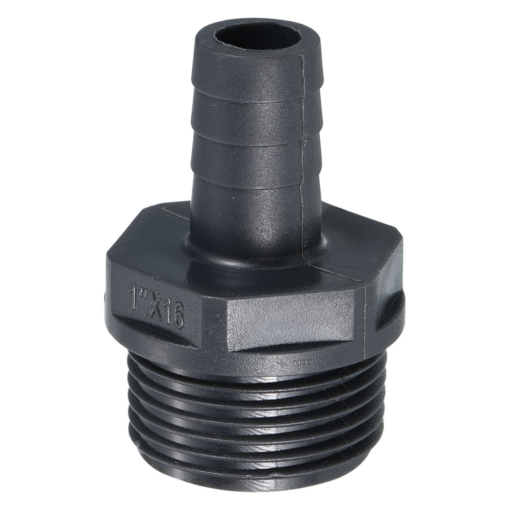 UPVC Barb Hose Fitting 16mm Barbed G1 Male Thread Pipe Connector Adapter