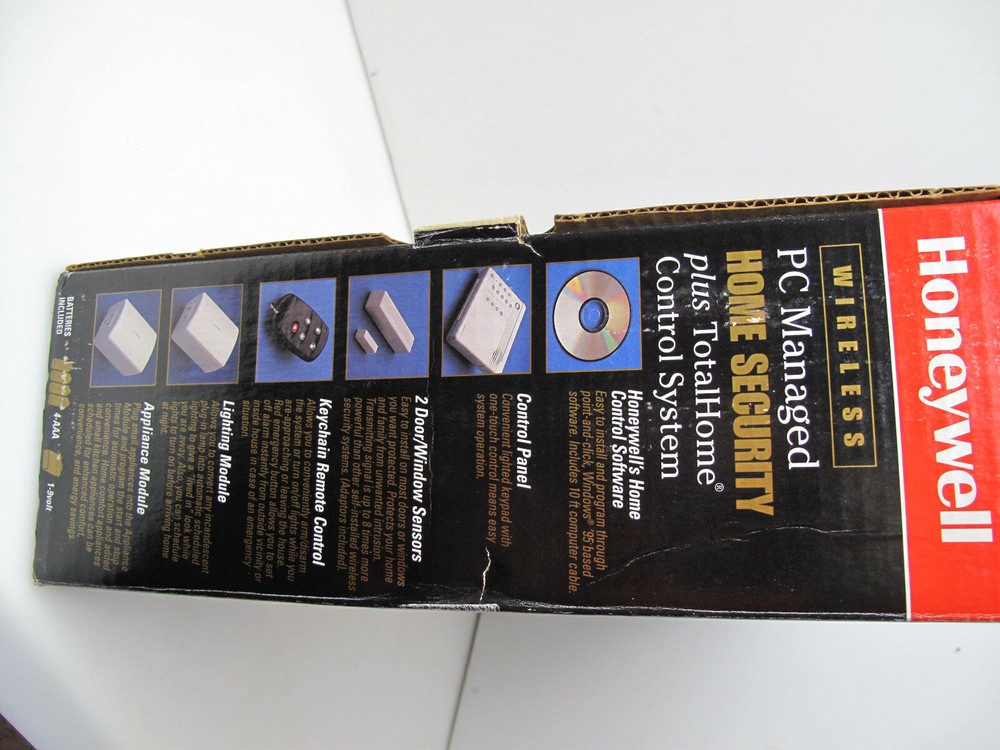 Vintage Honeywell PC Managed Home Security plus TotalHome Control System,