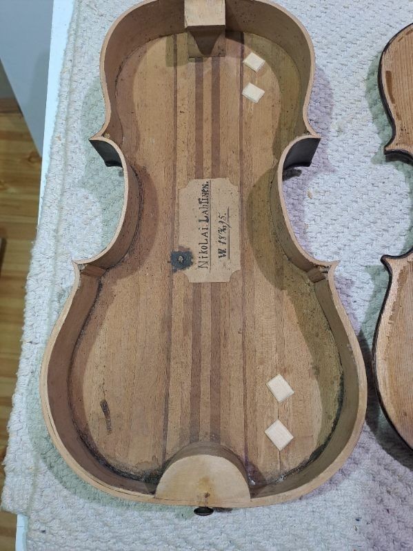 19th century signed 3/4 violin - Restored