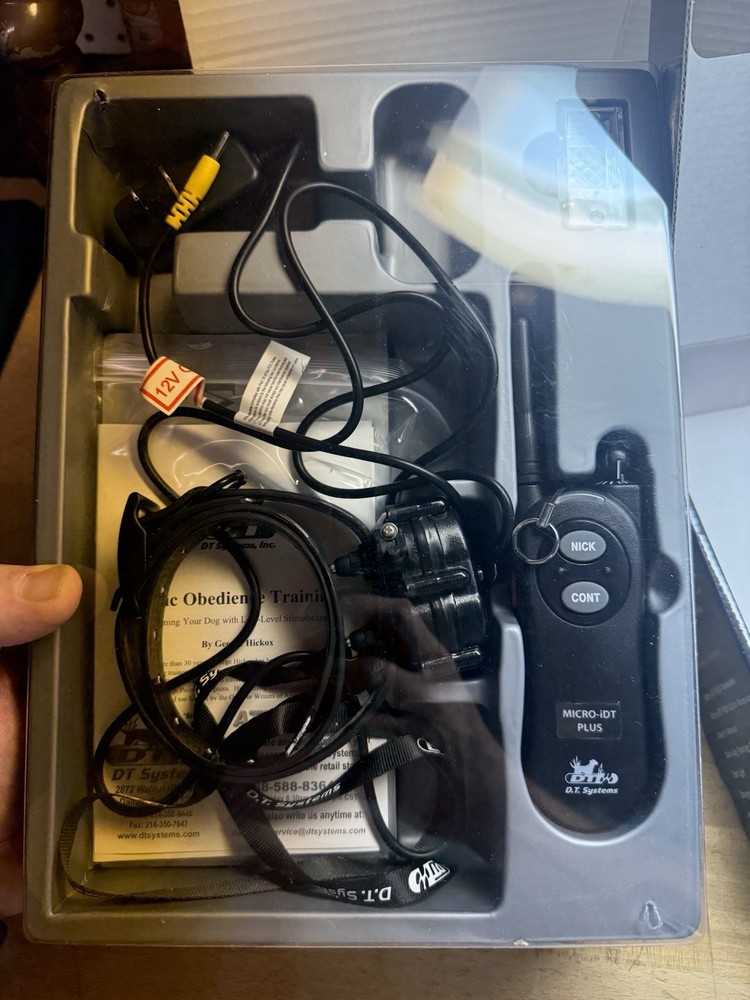 DT Systems MICRO-iDT PLUS 1/2 Mile Range Remote Dog Training Collar Open Box