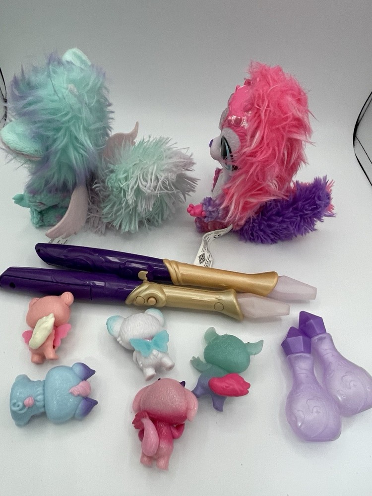 Magic Mixies (2) Interactive Plush 2 Wands & 5 Mixlings & Potion All Working!