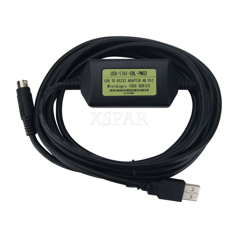 USB-1761-CBL-PM02 for Micrologix 1000 1200 1500 PLC Programming Cable x-TOP