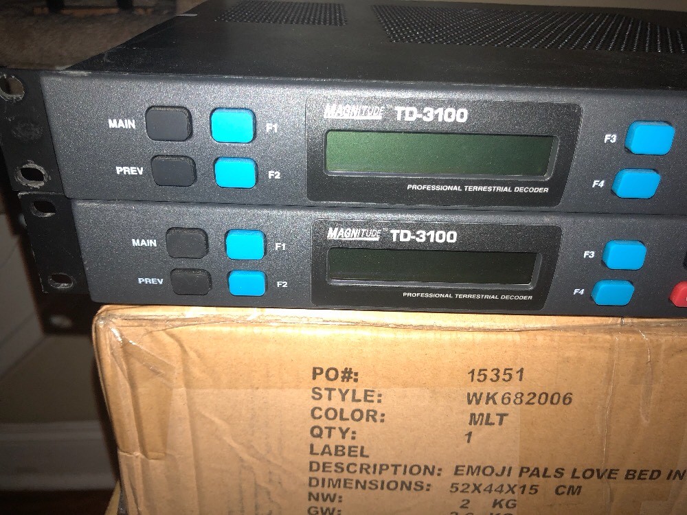 MAGNITUDE TD-3100 PROFESSIONAL TERRESTRIAL DECODER TD-3100 GENERAL INSTRUMENTS