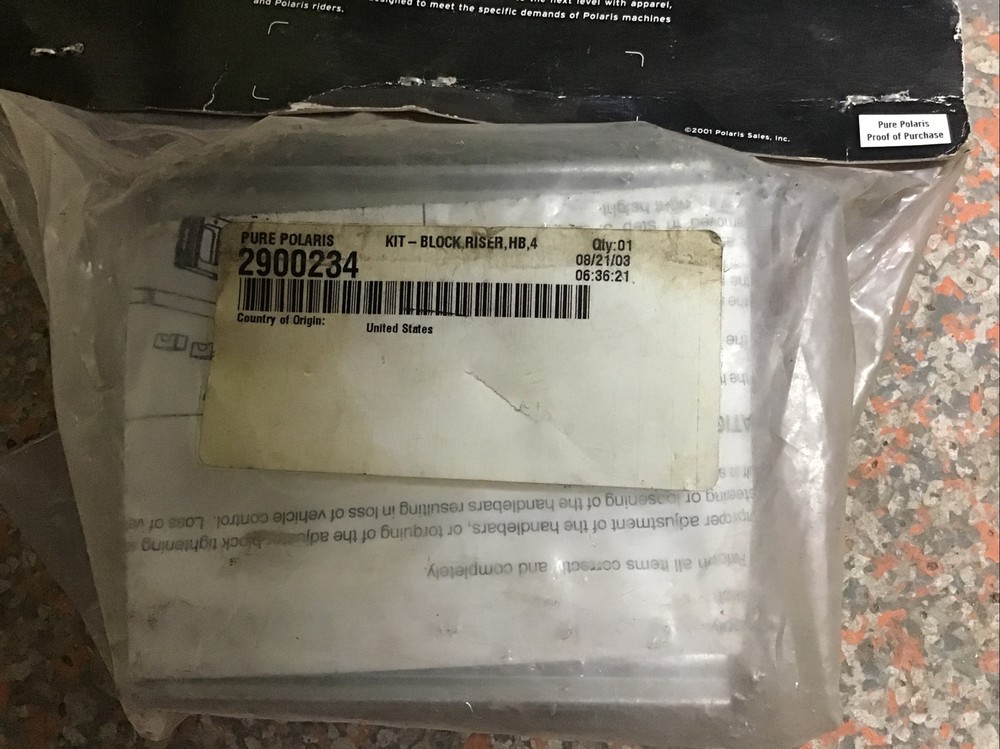 NEW OEM POLARIS HANDLEBAR RISER BLOCK 2900234