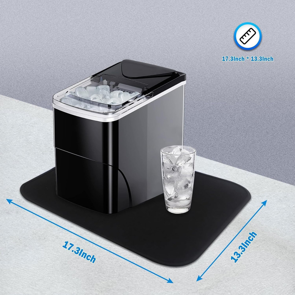 Mat for Ice Makers Countertop Mat for under Ice Maker Absorbent Dish Drying M...