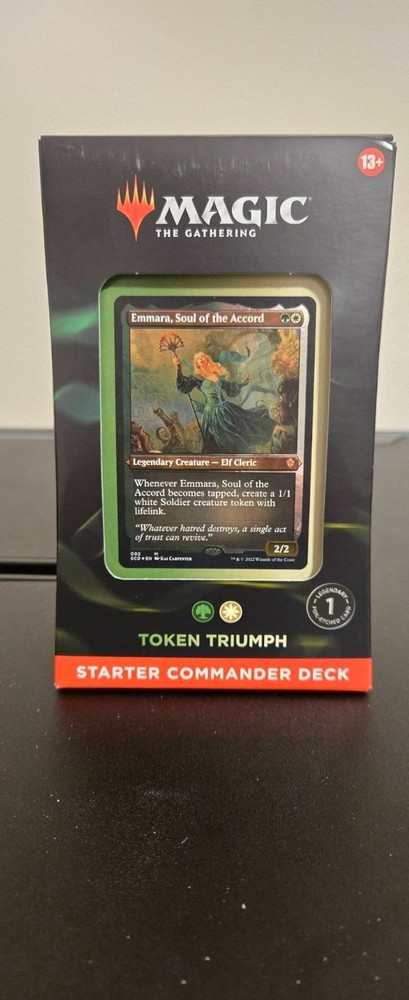 Magic: The Gathering Starter Commander Deck - Token Triumph (Green-White)