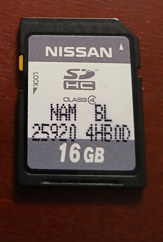 OEM NAVIGATION Card-Sd 25920-4HB0D