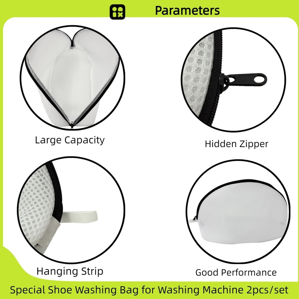 Special Shoe Washing Bag for Washing Machine 2pcs/set Polyester