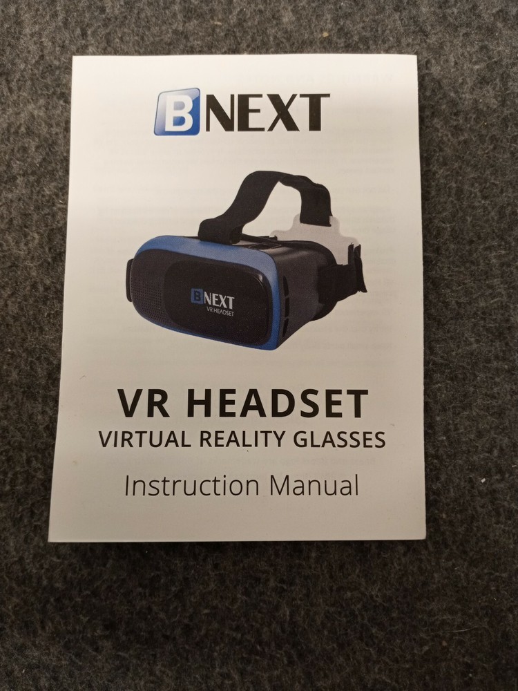 BNEXT VR Headset Compatible with iPhone & Android Phone (Blue)