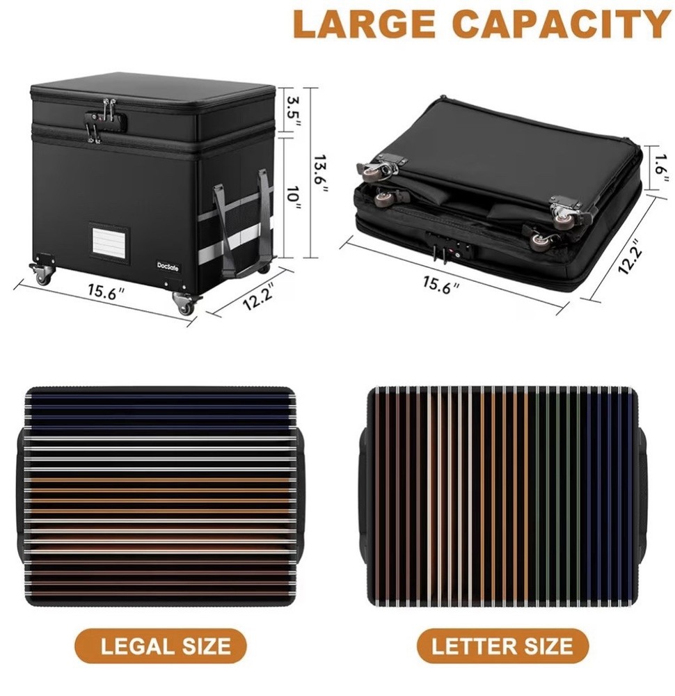 DocSafe Fire/ Water Resistant File Box