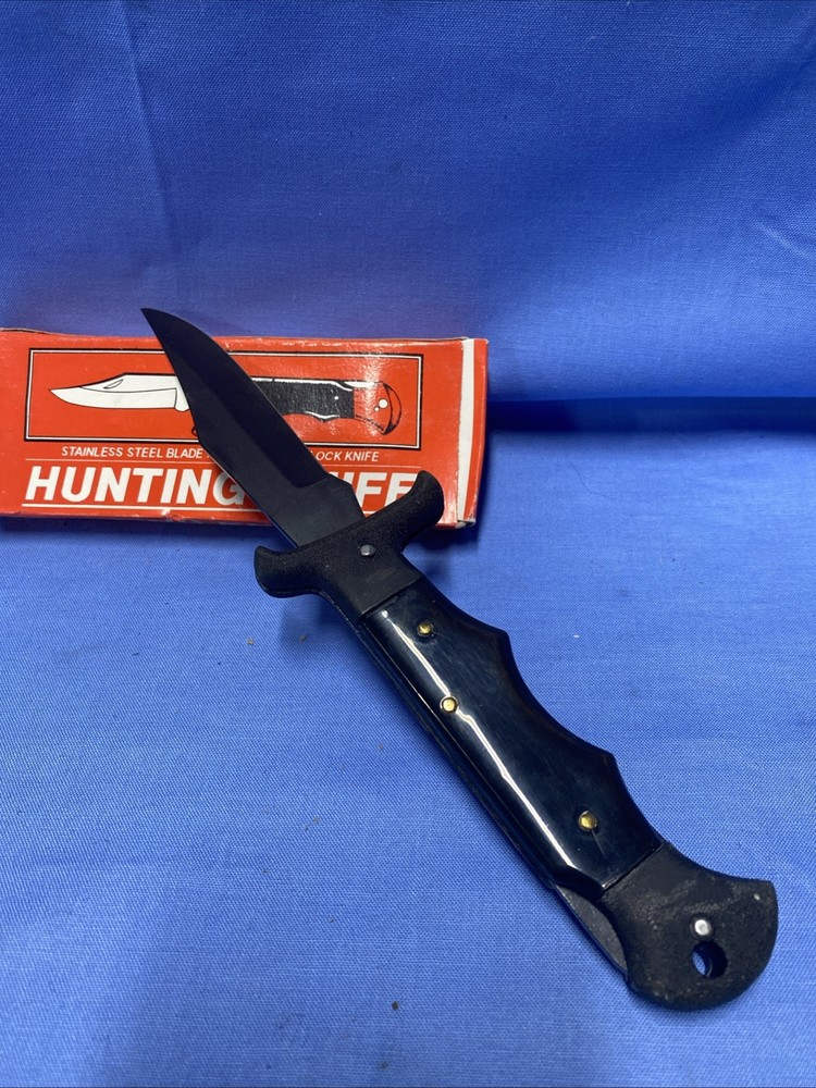 vintage folding hunting knife