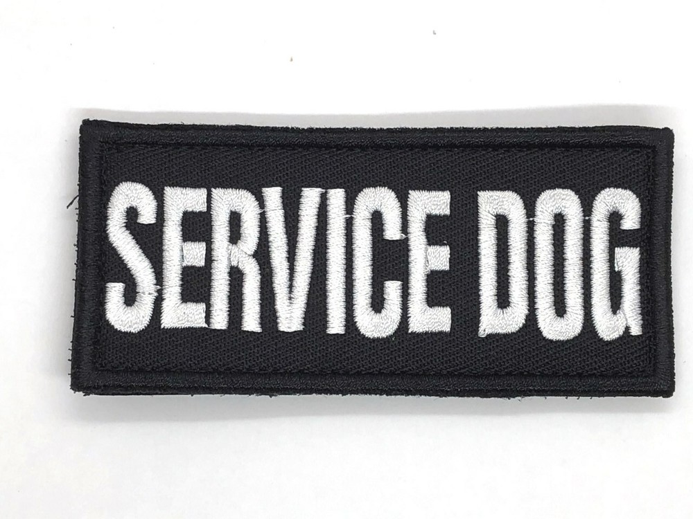 Service Dog Patch  for Dog  Service hook and loop 3.5x1.65 inches