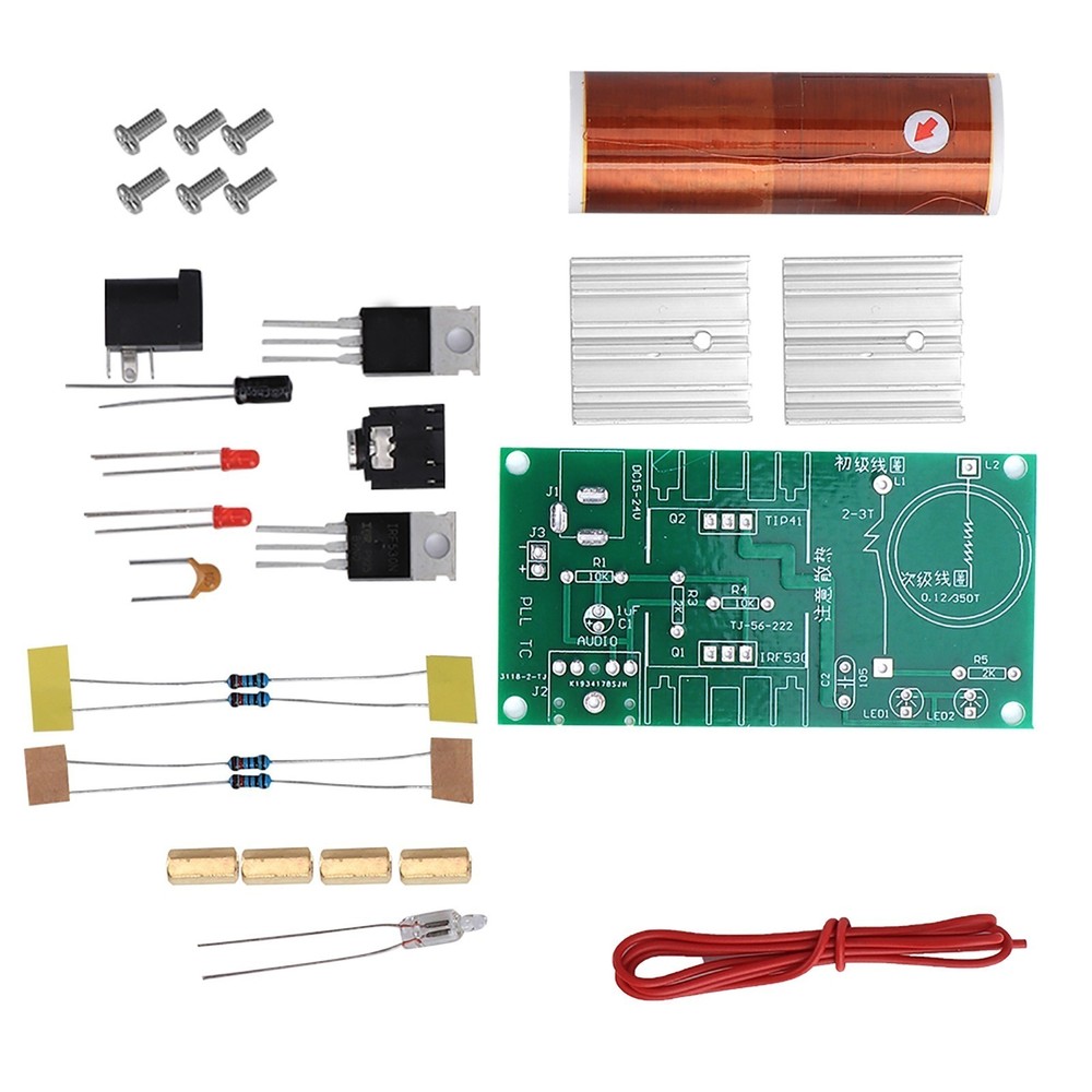 Coil Module Plasma Speaker Unassembled Mini DIY Electronic Kit Tool 15W DC