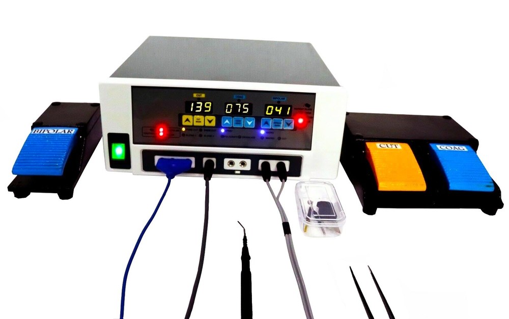 Electrosurgical Generator 400Watt Bipolar Monopolar Mode Electrosurgical Cautery