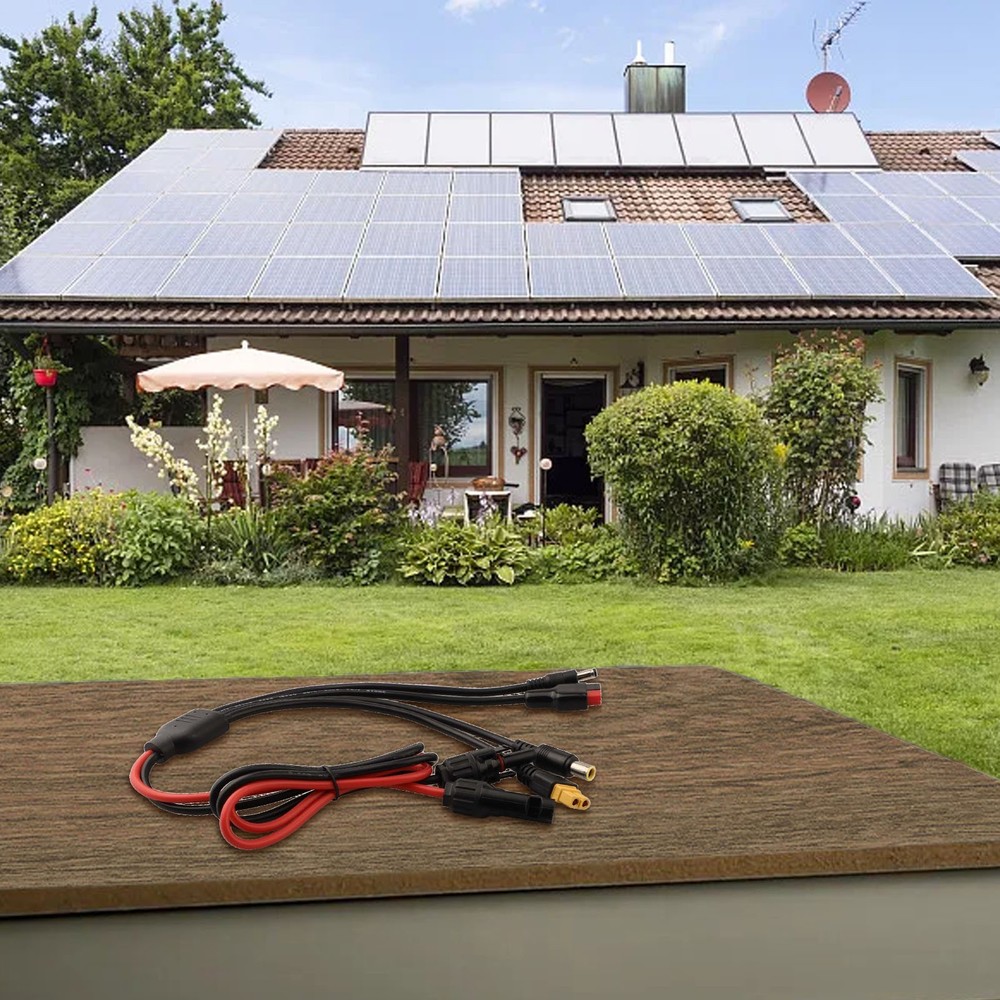 Solar Adapter Kit For Power Stations Excellent Electrical Conductivity