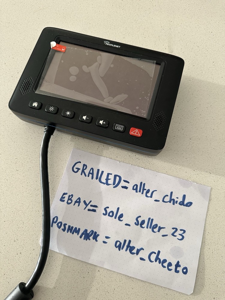 Peoplenet G3 Display Untested