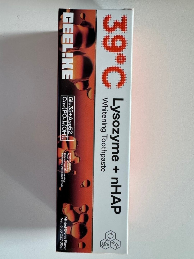 CEELIKE 39°C Lysozyme Toothpaste - Warm Sensation -2 x 3.53 oz