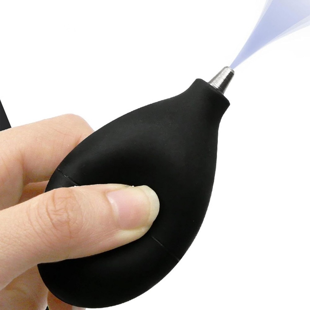 1Pc Portable Black Compressed Air Duster for Electronics & Computer Cleaning