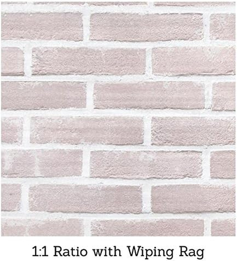 Brick Transformations Whitewash Paint for Brick and Fireplaces- 16 Oz Pint