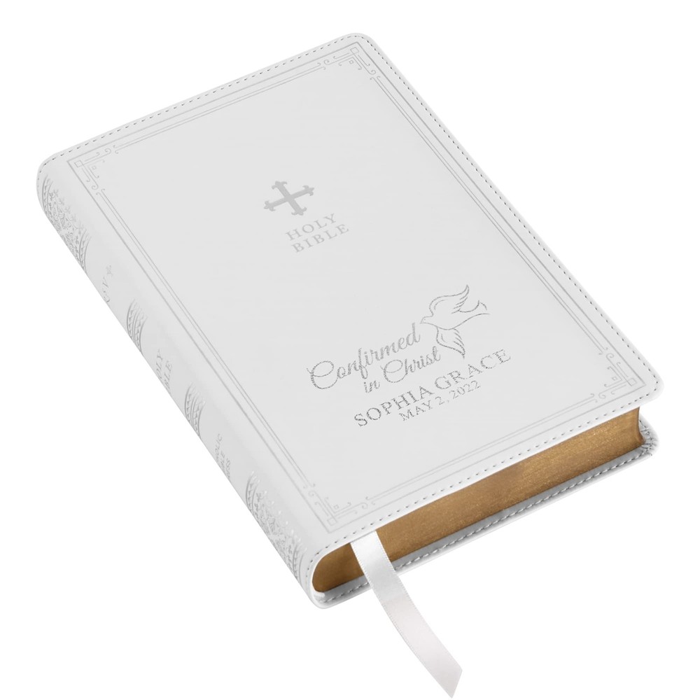 Personalized Catholic Bible for Confirmation - Religious Keepsake - Sacrament...