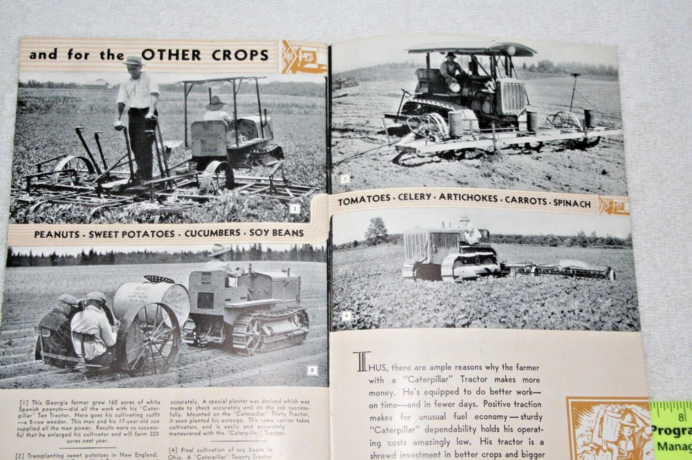 CATERPILLAR BROCHURE 1931
