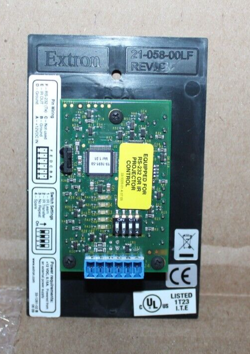 EXTRON 21-058-00LF MLC 52 REV.D CONTROL DISPLAY WALLMOUNT