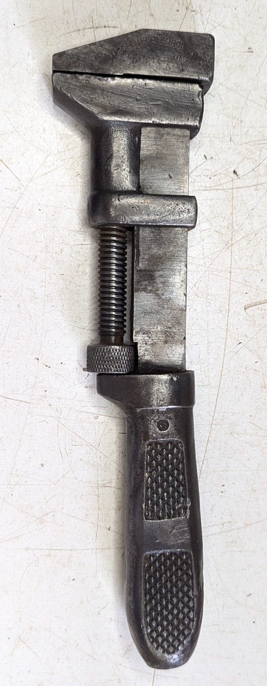Vintage Moore Drop Forging Co. Monkey Wrench All Metal