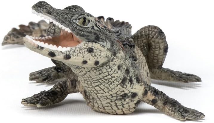 Papo Baby Crocodile Figure, Multicolor