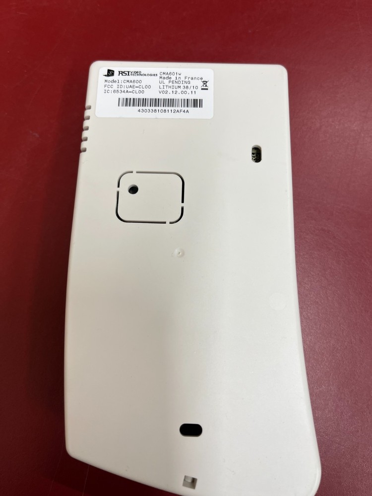 RSI Video Technologies CMA600 / CMA601 Keypad Device Transmitter