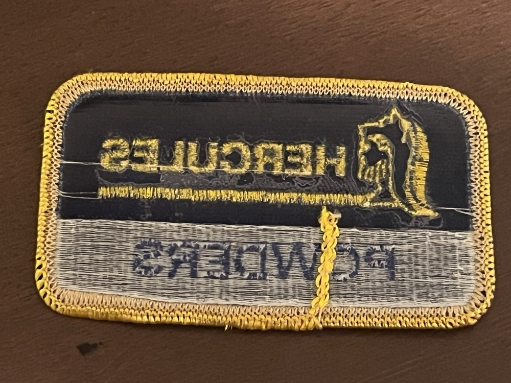 VINTAGE “HERCULES POWDERS” Patch