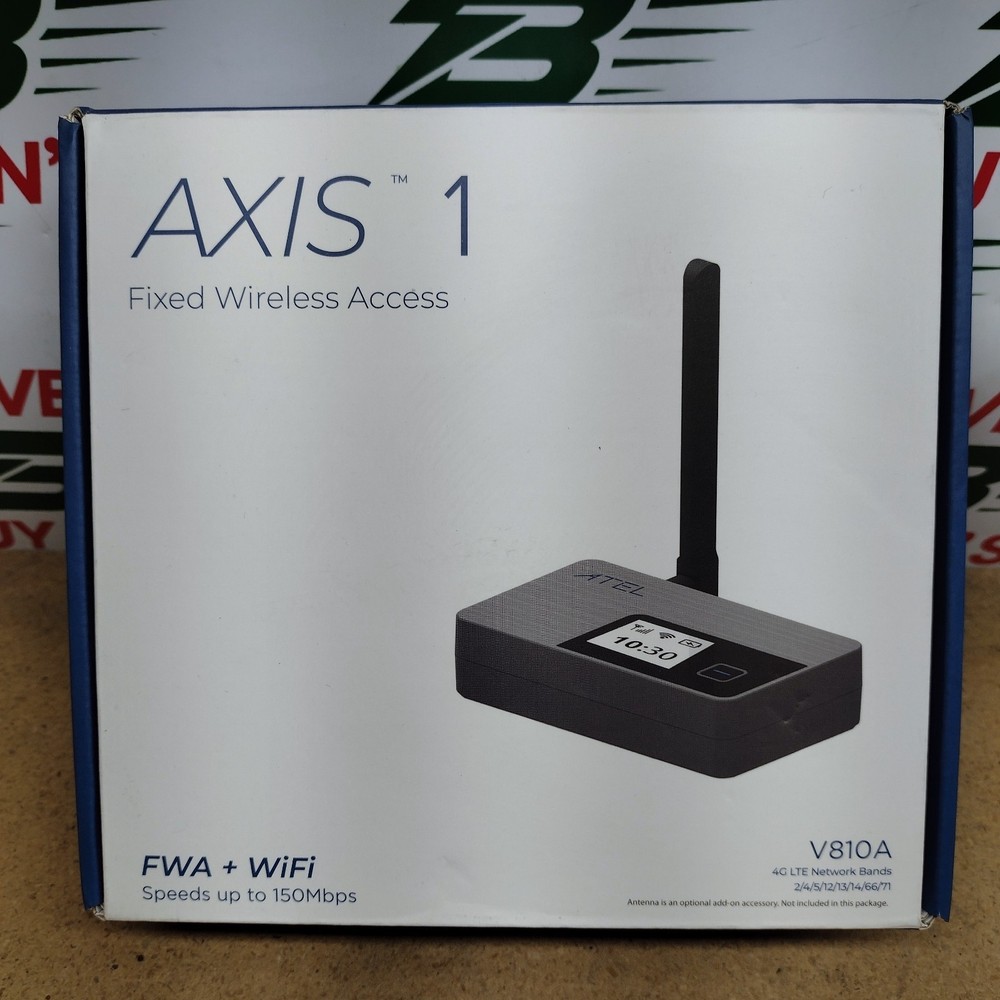 ATEL  Axis 1  4G LTE Fixed Wireless Access V810A w/Battery & USB Adptr - OpenBox