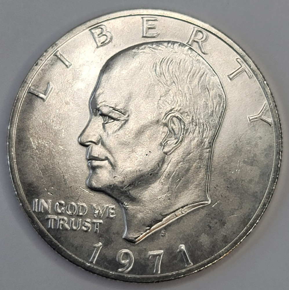 1971 S Eisenhower Uncirculated 40% Silver Dollar