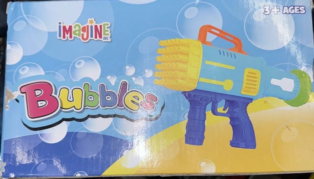 Bubble Machine Bubbler Maker 36 Hole Automatic Toy Gun Bubble Gun