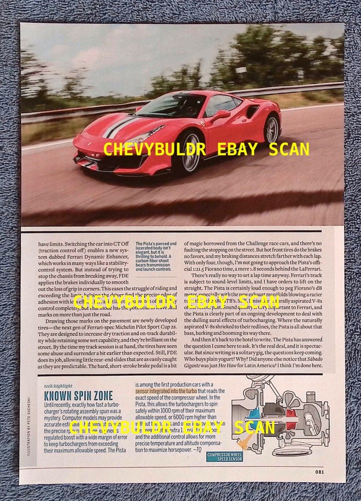 2019 Ferrari 488 Pista Info Article "Berlinetta Solitaire"