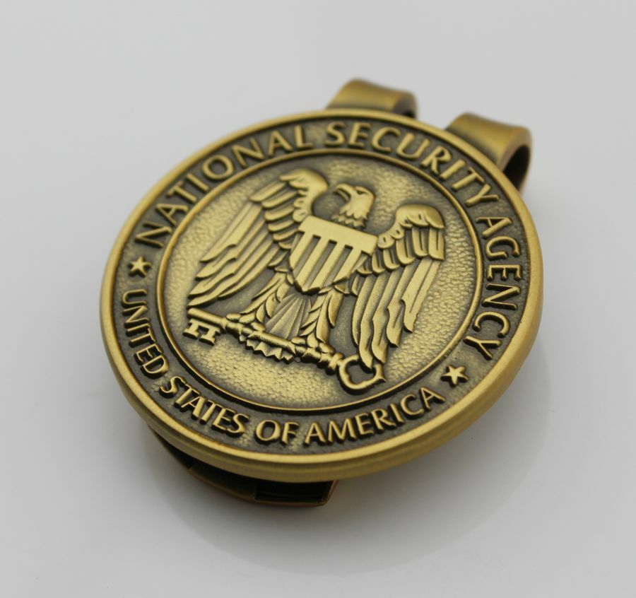 US NSA symbol money clip