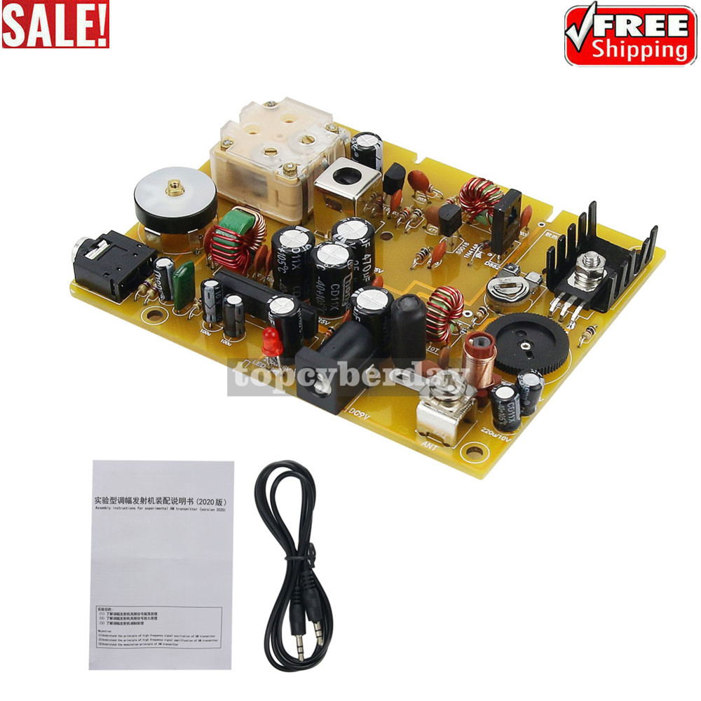 Micro-Power Medium Wave Transmitter Board DC 9V 530-1600KHZ For Home Testing