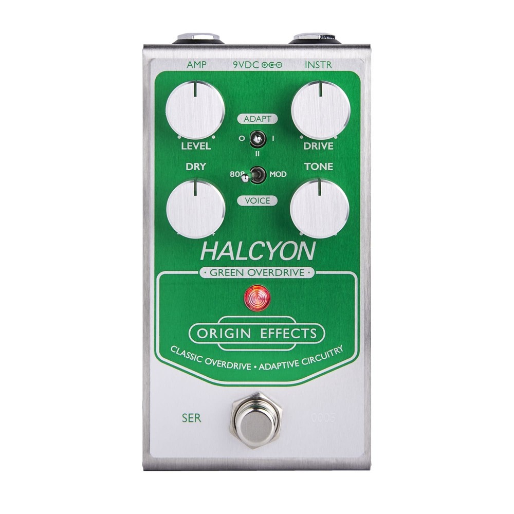 Origin Effects Halcyon Green Overdrive Pedal