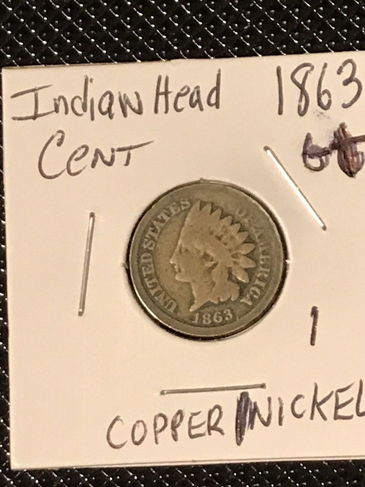 1863 Indian Head Cent G