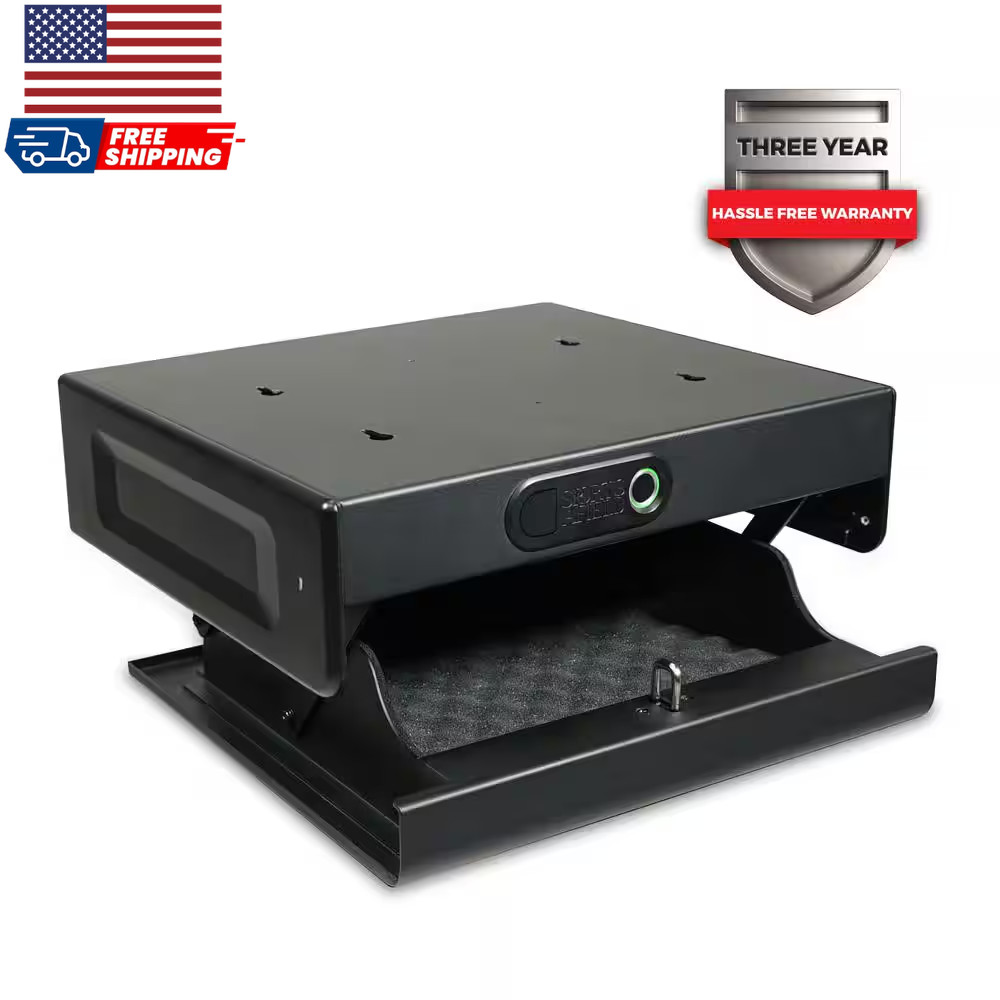 0.18 Cu Ft Quick Access Drop Action Security Vault with Biometric Lock