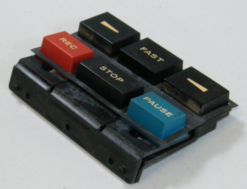 TEAC A-4300 REEL TO REEL BUTTON ASSEMBLY FAST, REC, STOP, PAUSE